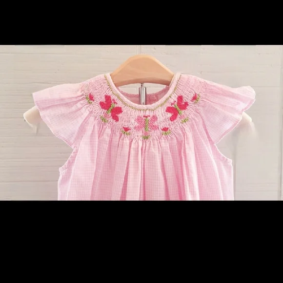 Smocked Butterfly Dress - Picture 3 of 11